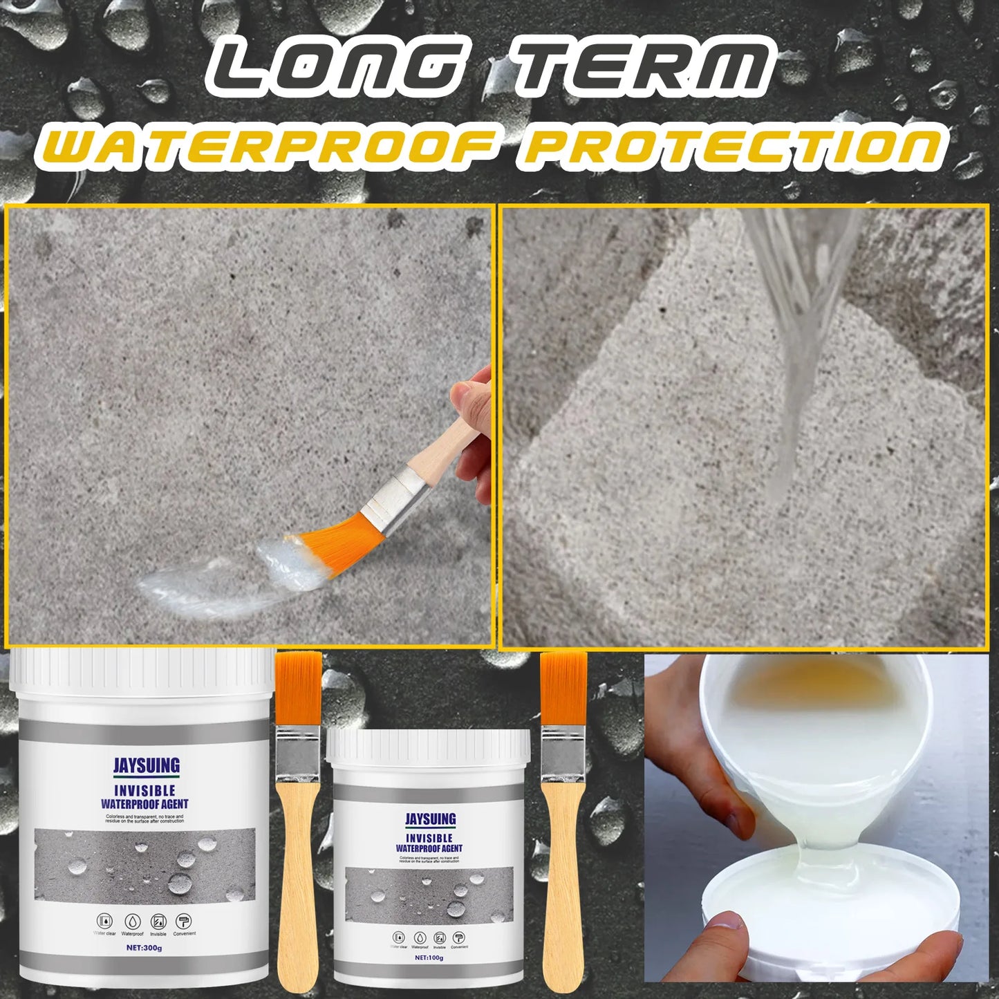 30/100G/300G Waterproof Agent Toilet Anti-Leak Nano Spray Glue Leak-Trapping Repair Tools Sealant Spray Anti-Leaking Sealant