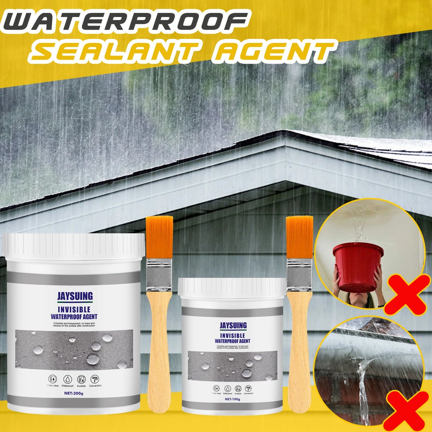 30/100G/300G Waterproof Agent Toilet Anti-Leak Nano Spray Glue Leak-Trapping Repair Tools Sealant Spray Anti-Leaking Sealant